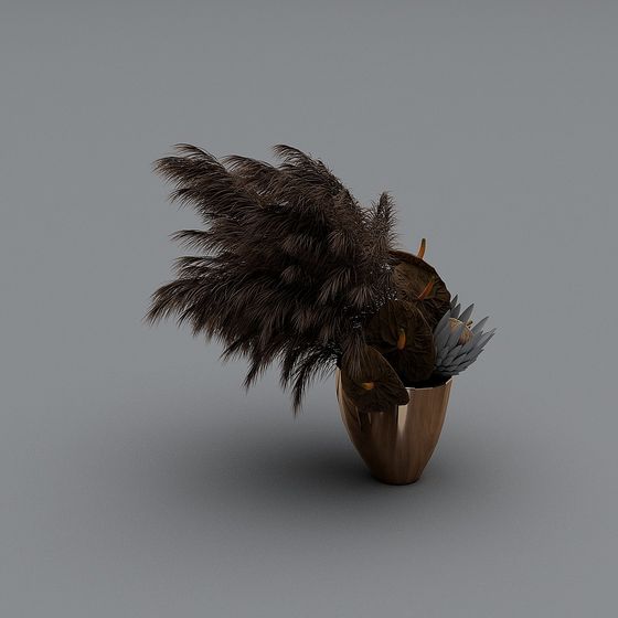Feather Vase 3D model