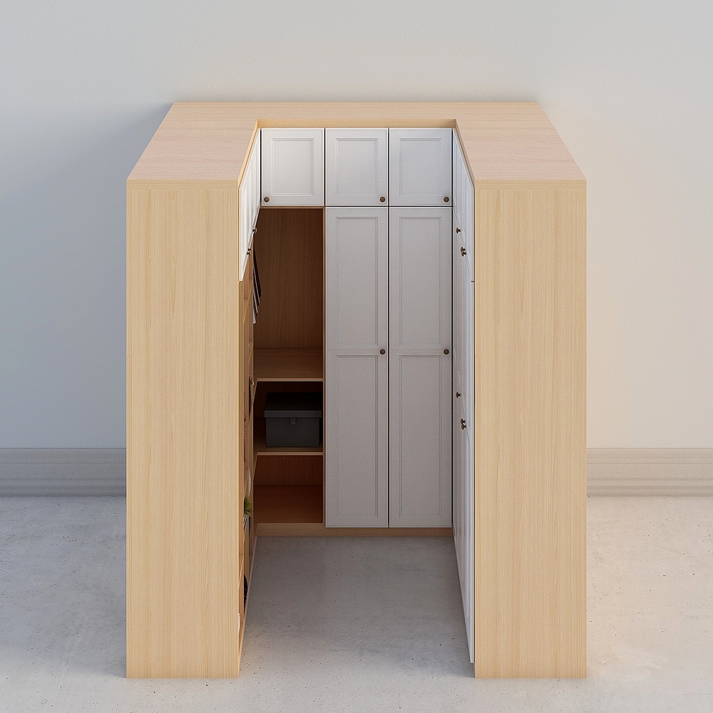 The cloakroom has a door change