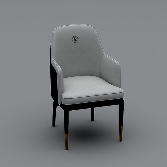 Stylish Luxe Chair 3D Model for Modern Interiors