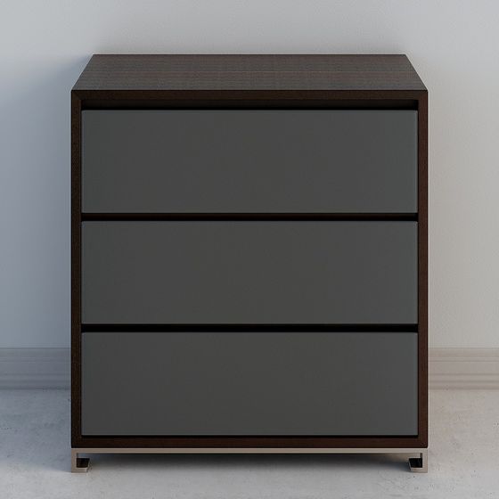 Urban Corner Drawer Cabinet 3D model