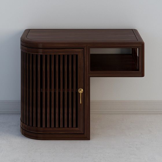 Art Deco Console 3D model for Stylish Spaces