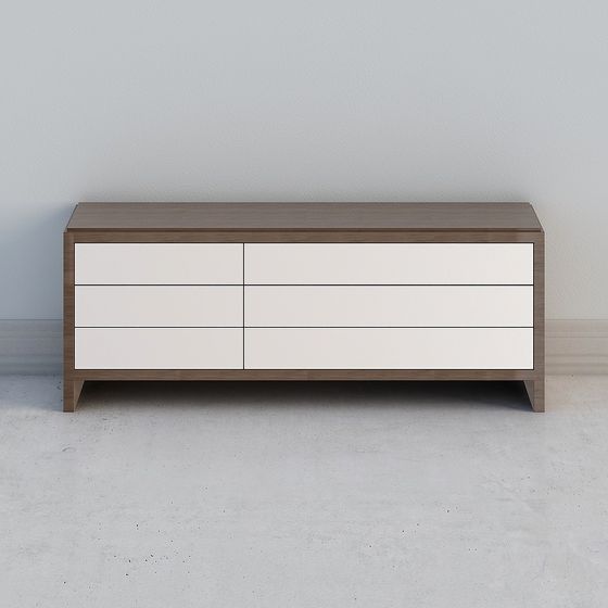 City Window TV Stand 3D model