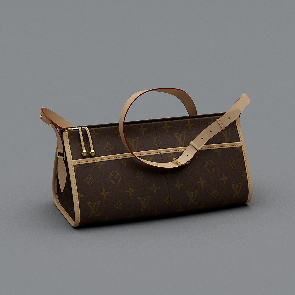 Elegant Handbag 3D Model for Modern Design