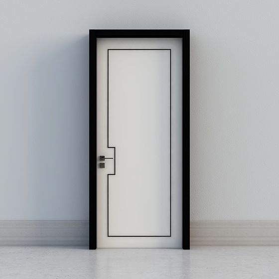 Minimalist Door 3D model