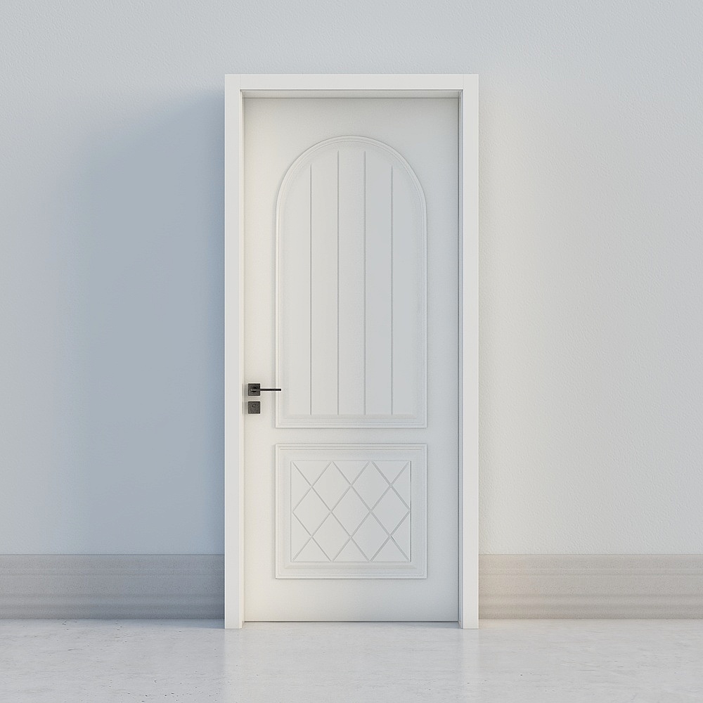 classic white door