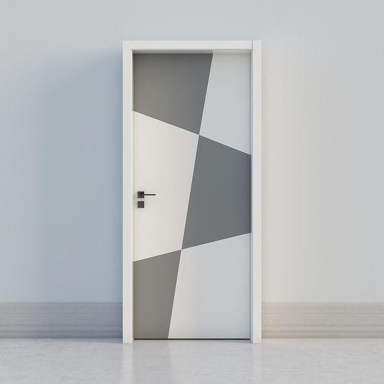 Geometric Art Door 3D model