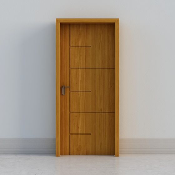 Minimalist Door 3D model for Modern Interiors