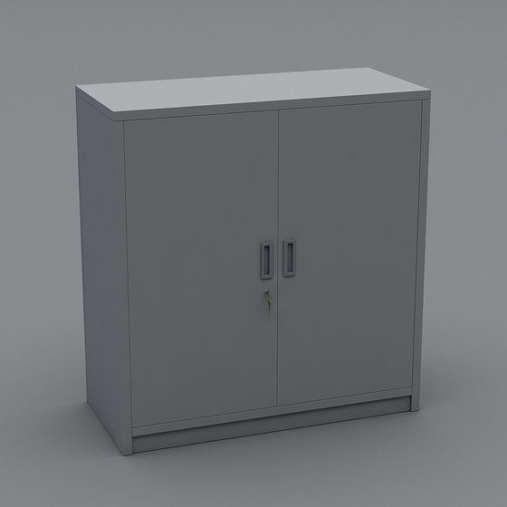 Modern Minimalist Storage Cabinet 3D model