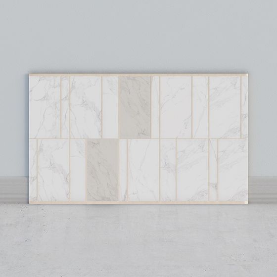 Marble Panels 3D model - A Fusion of Elegance and Simplicity