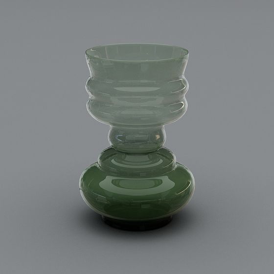 Beautiful Glass Vase 3D model