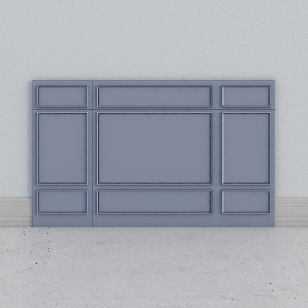 Urban Panel Low-Poly 3D model for Modern Design