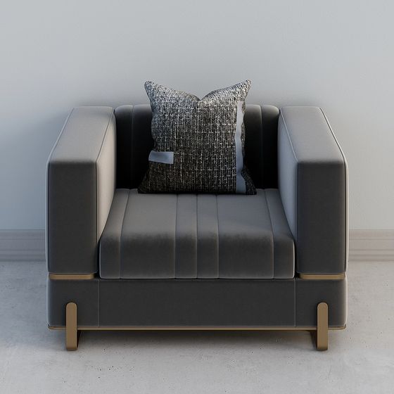 Urban Comfort Sofa 3D model for Modern Spaces