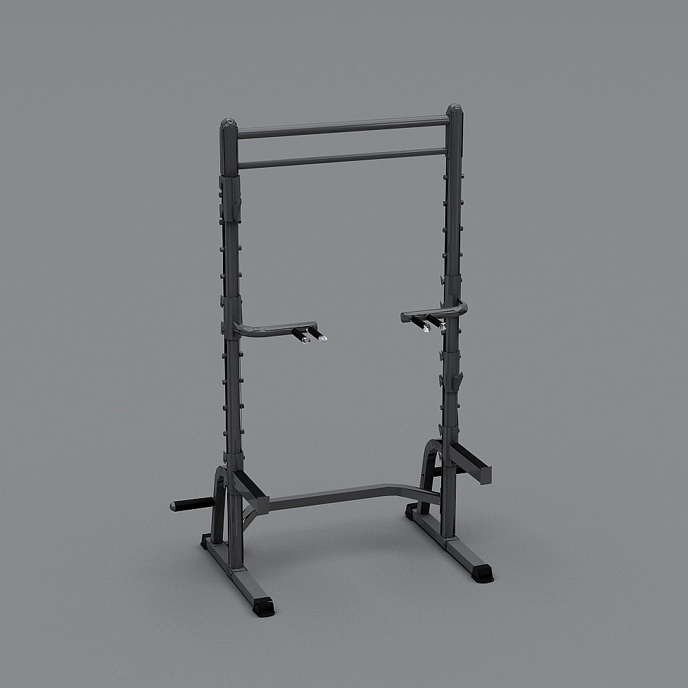 Home Gym Rack 3D model