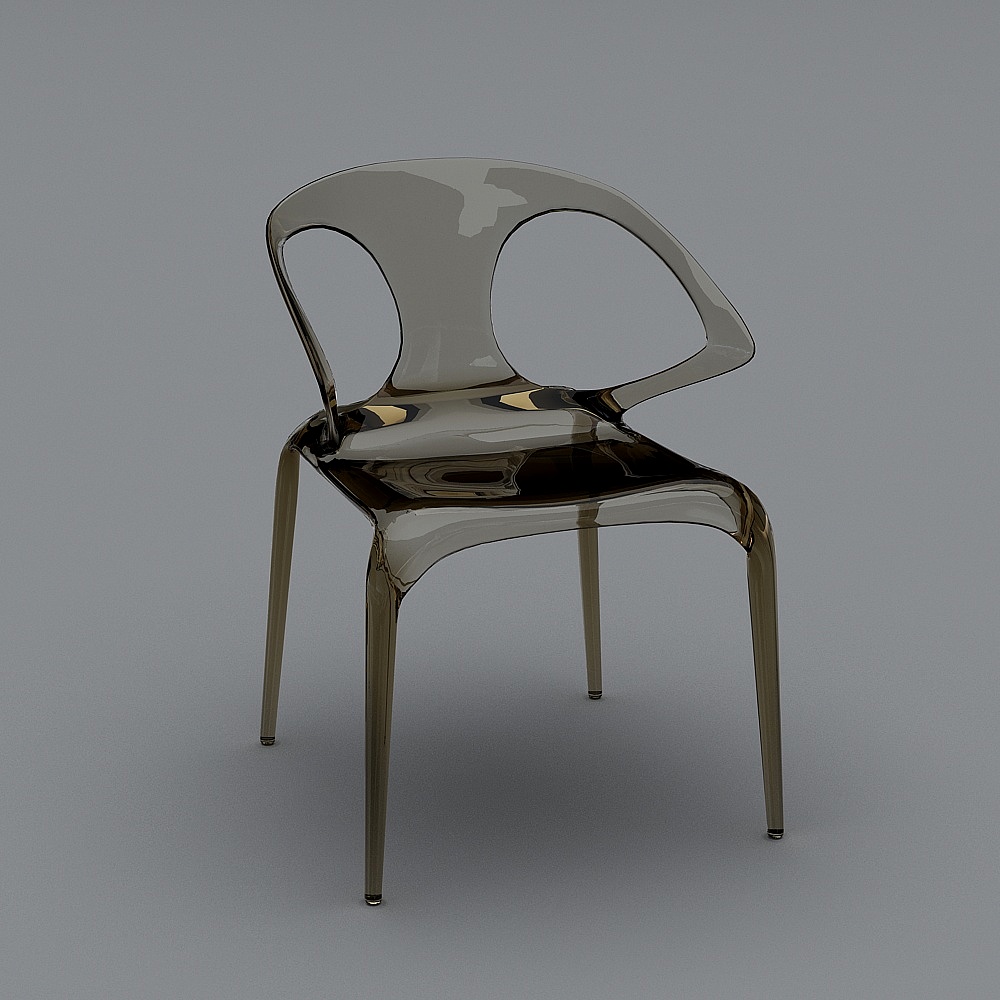 Futuristic Streamlined Chair 3D model