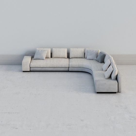 Urban Comfort 3D model Sofa for Stylish Spaces