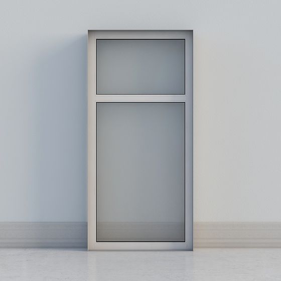 Contemporary Glass Door 3D model for Creative Projects