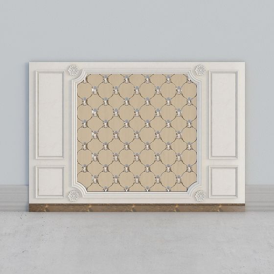 Elegant Round Window 3D model