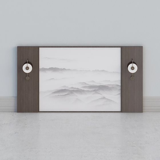 Elegant 3D Model Door Inspired by Natural Aesthetics