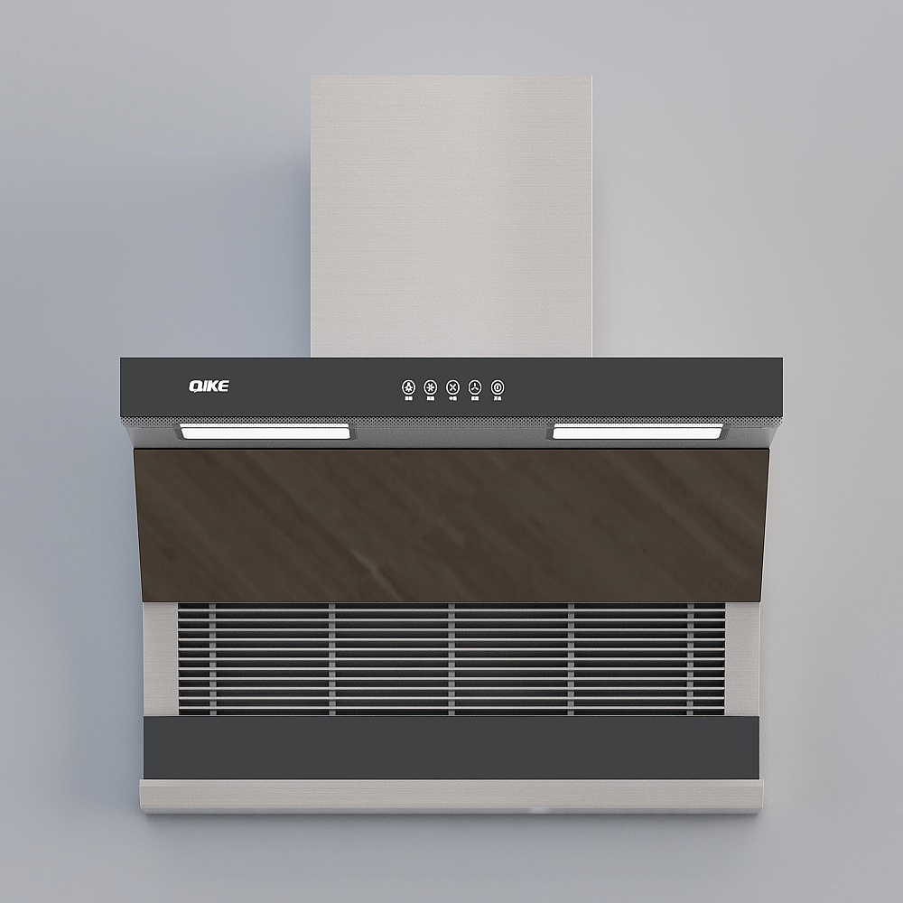 Stylish Kitchen Hood 3D model with Unique Design