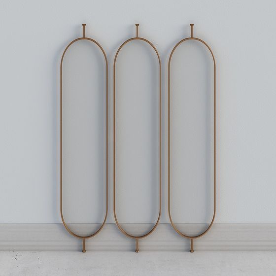 Sophisticated Arch Metal Display 3D model for Modern Projects