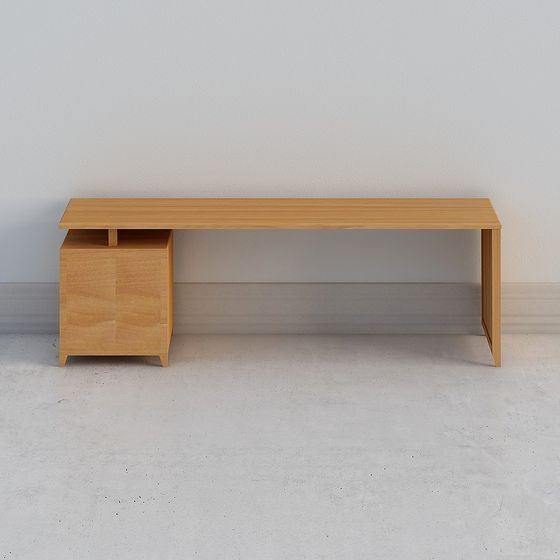 Urban Workbench 3D model with Low-Poly Design