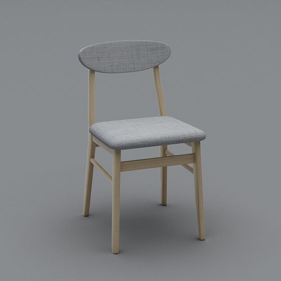 Chaise blanche simple 2