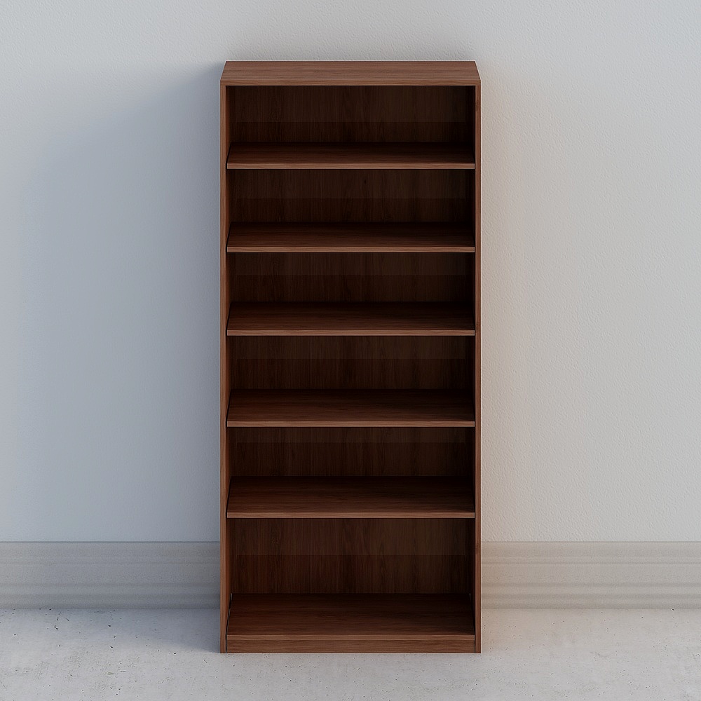 Black Hula Bookshelf 3D Model for Charming Interior Designs