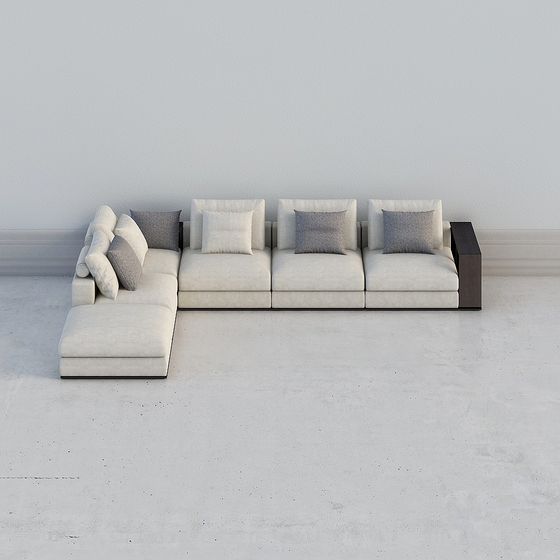 Modern Minimalist 3D Sofa Model Design