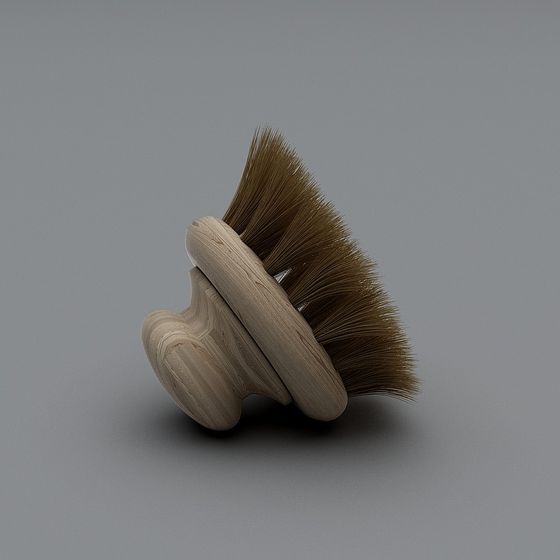 Vintage Brush 3D model for Creative Projects