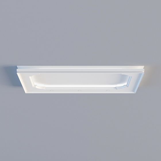 Elegant Ceiling Molding 3D model
