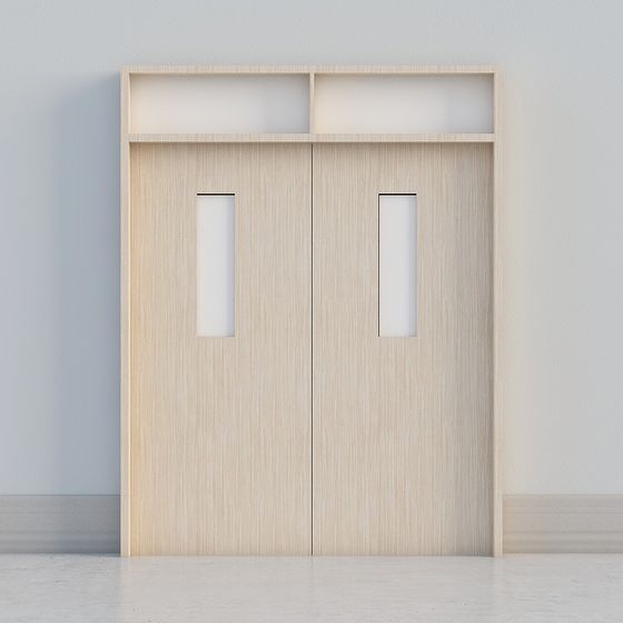 Modern Minimalist 3D Door Model Design