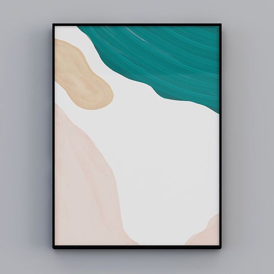 Stylish Abstract Art 3D model for Creative Projects