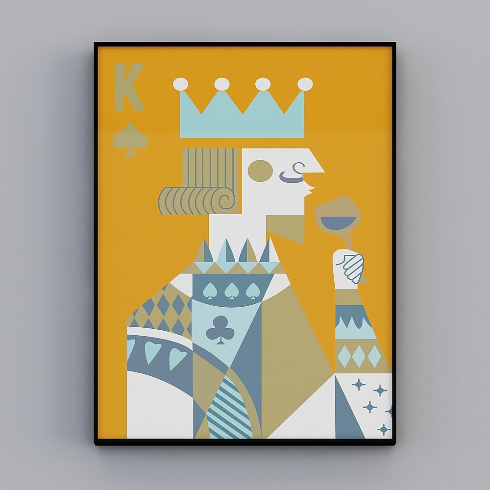 King of Cards 3D model