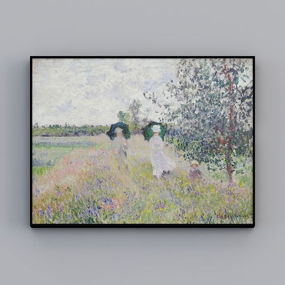 Countryside Stroll 3D model for Creative Projects