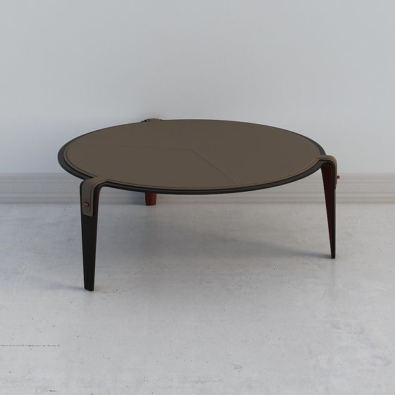 Low-Poly Round Table Design 3D model