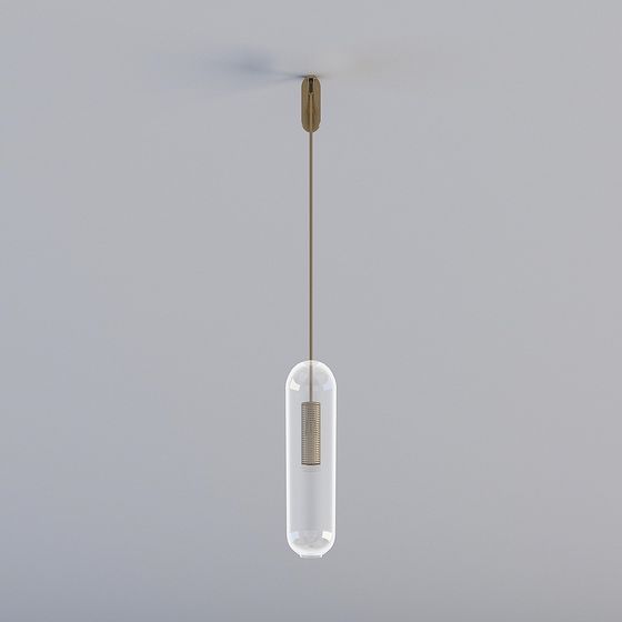 Low-Poly Elegant Chandelier 3D model