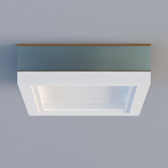 Stylish Ceiling Skylight 3D model for Modern Interiors