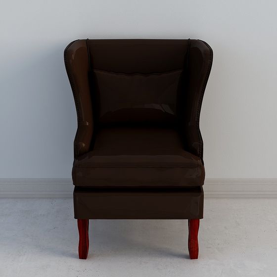 Vintage Wing Chair 3D model for Creative Projects