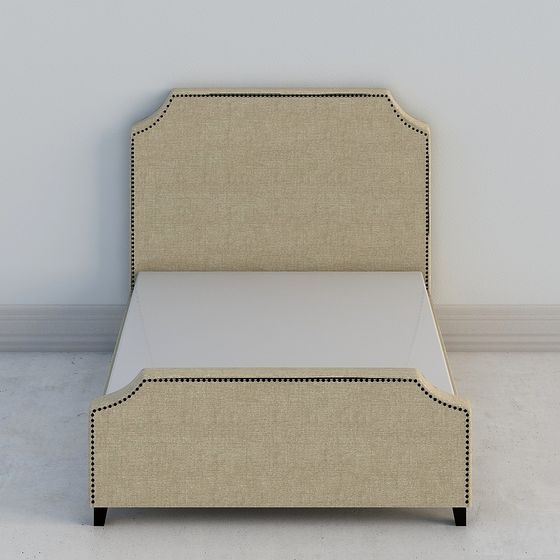 Cozy Retreat Bed Frame 3D model