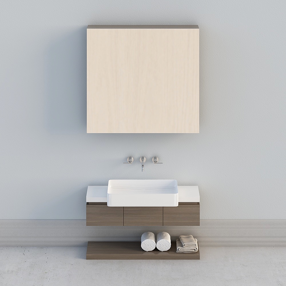 Armoire de salle de bains combinée