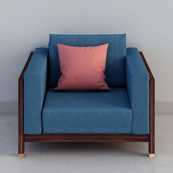 Stylish Low-Poly 3D Chair Model for Modern Spaces