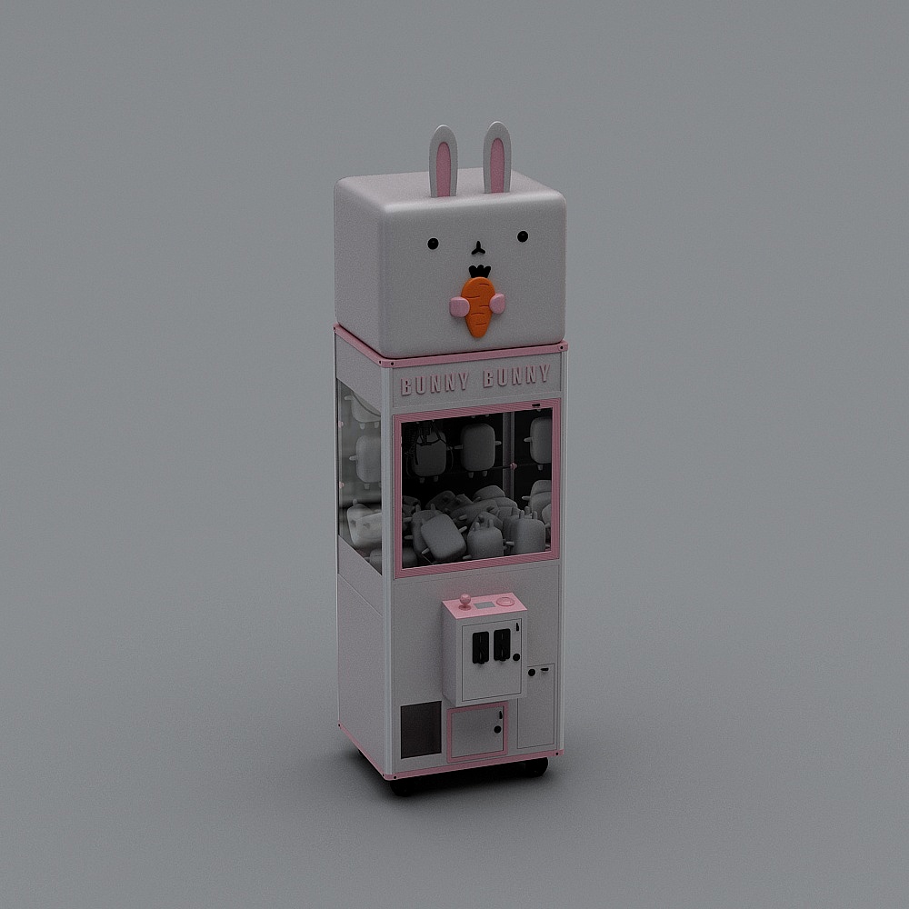 Bunny Bunny Claw Machine 3D model