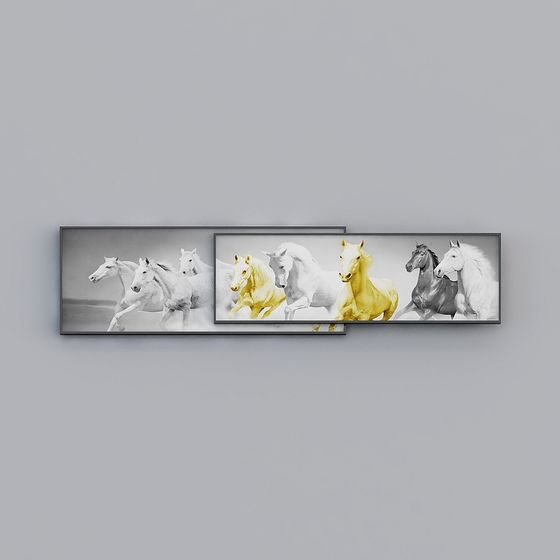 Dynamic Low-Poly 3D Horse Model Collection