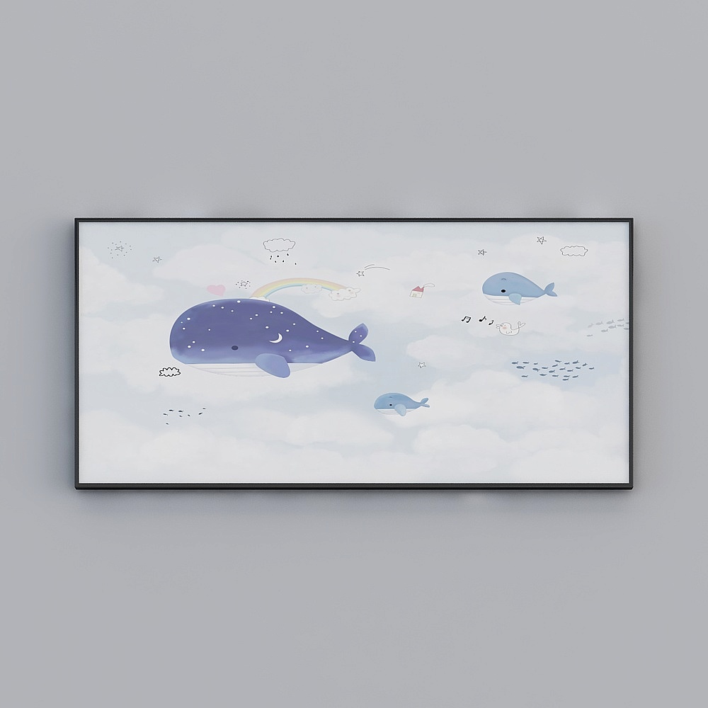 Glorious Good Painting - Simple Modern - L-31228 - Cartoon adornment painting