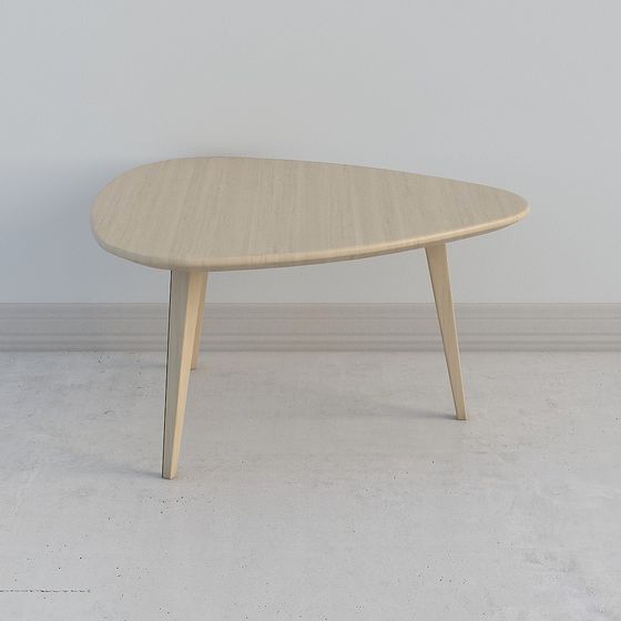 Modern Oval Coffee Table 3D model