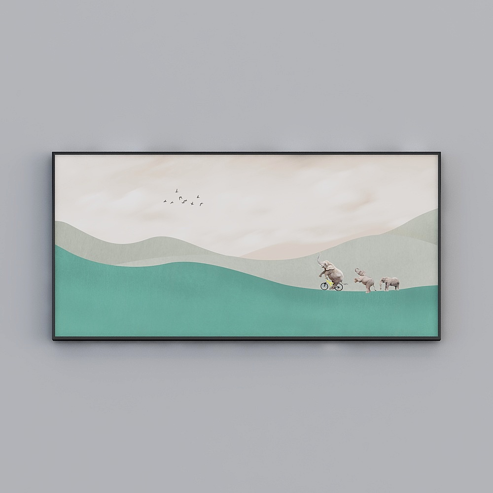 Glorious Fine Paintings - Simple Modern - L-25602 - Landscape Decoration Paintings.