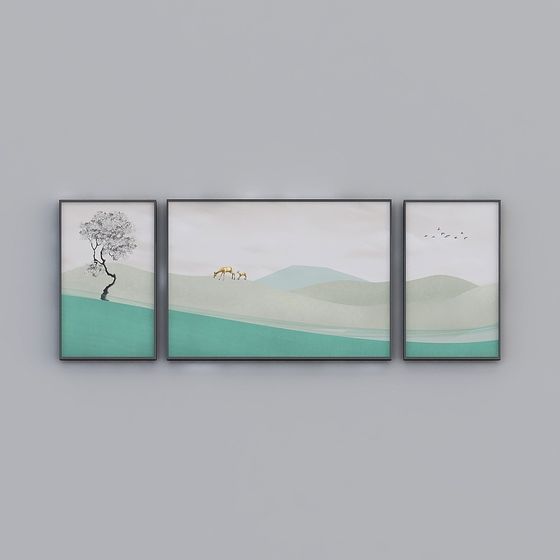 Natural Triptych 3D model