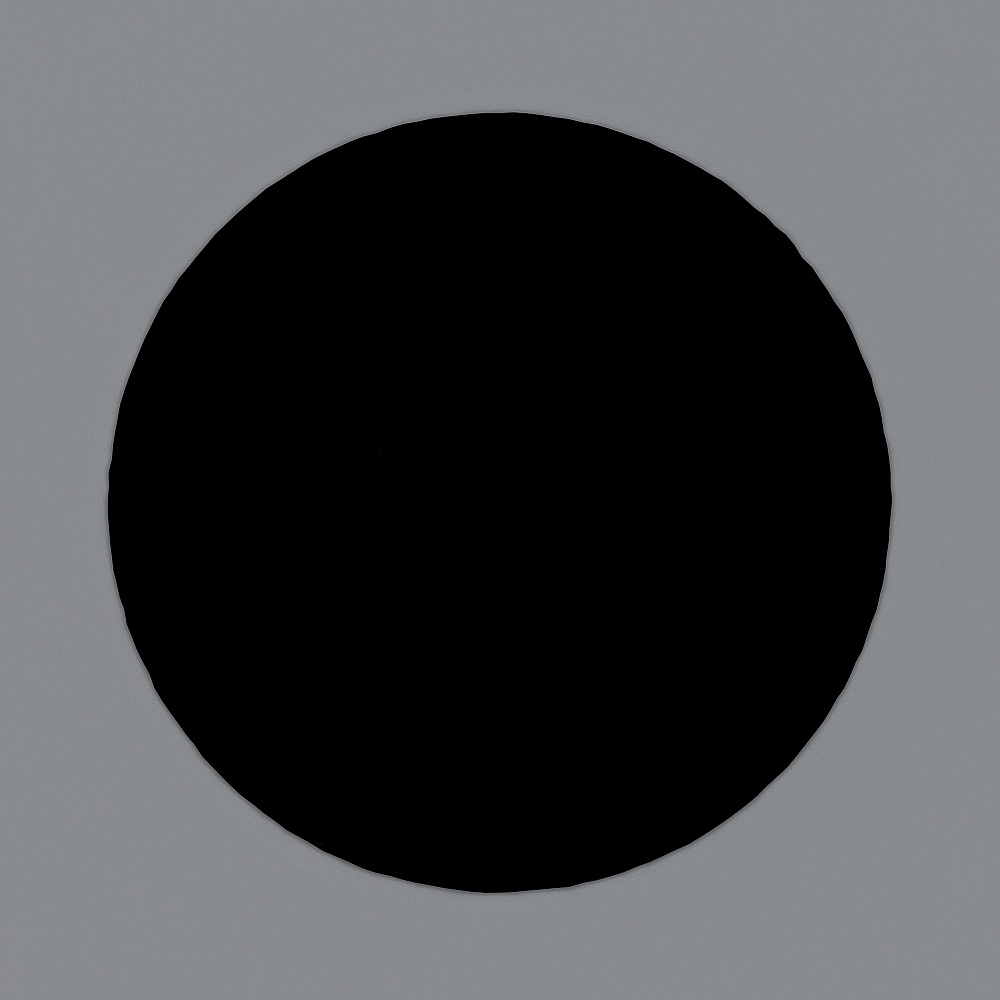 Mystical Black Circle 3D model