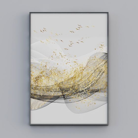 Golden Flight 3D model