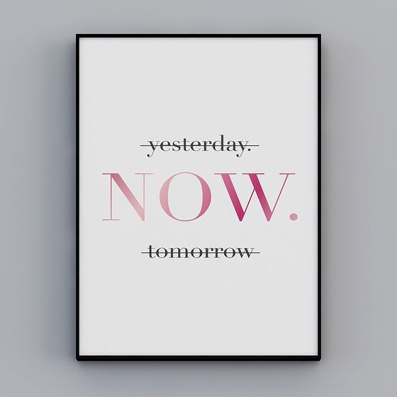 Timeless Poster 3D model for Modern Aesthetics